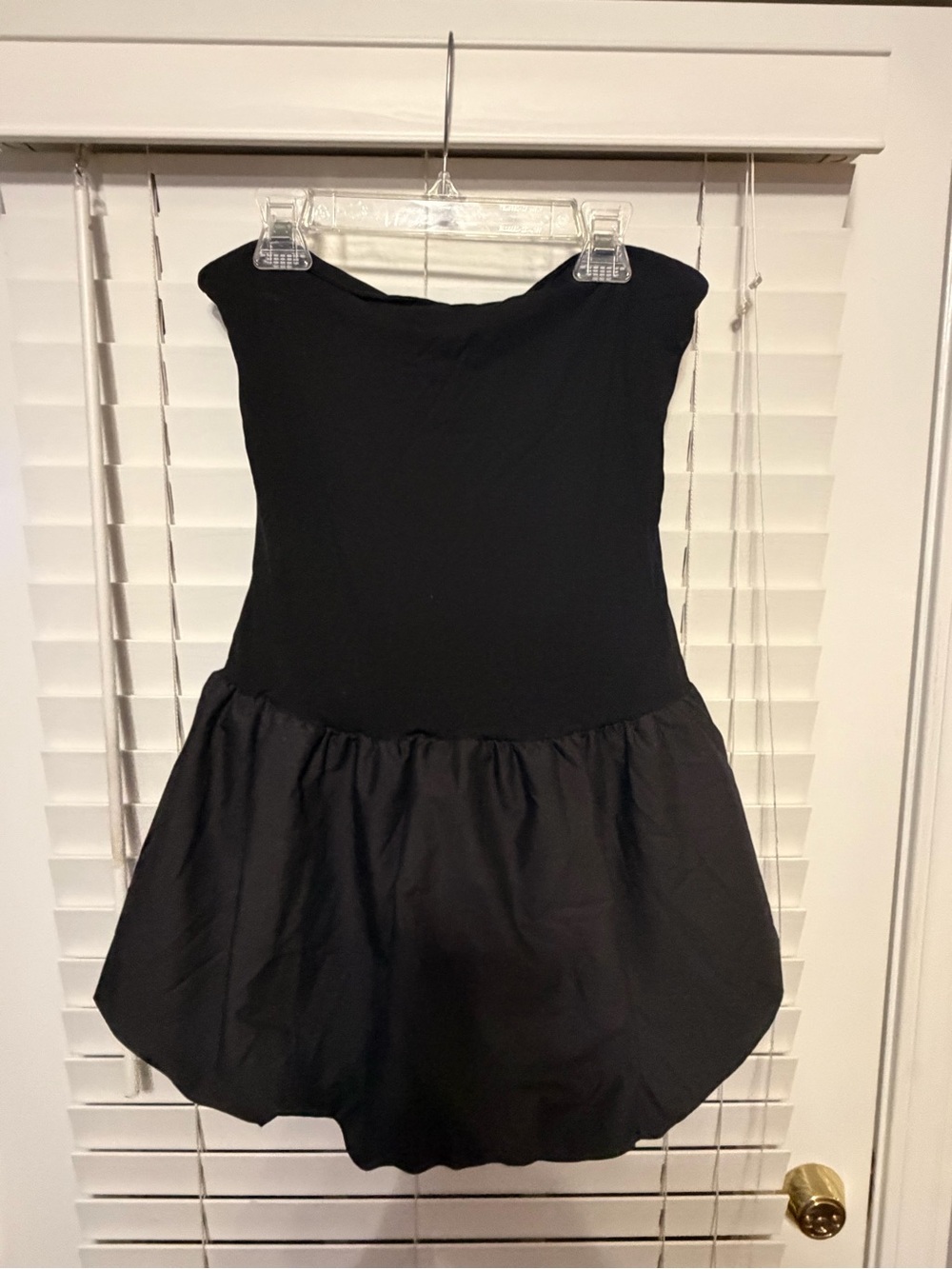 Urban Outfitters Black Strapless Mini Dress